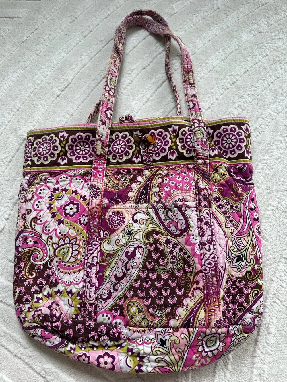 Vera Bradley | Very Berry Paisley Tote